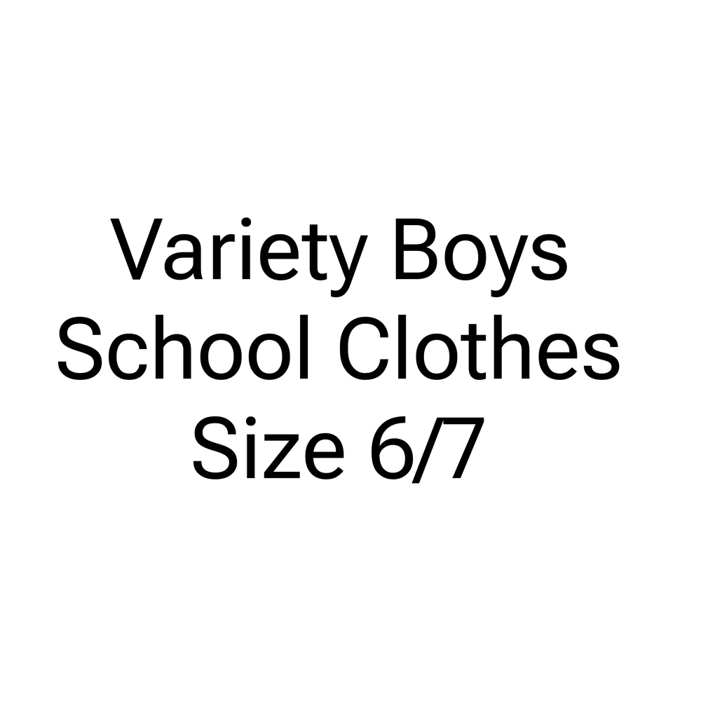 Boys School Clothes Set - Size 6/7